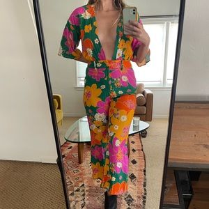 Lenni the Label Priestess jumpsuit in Bloom